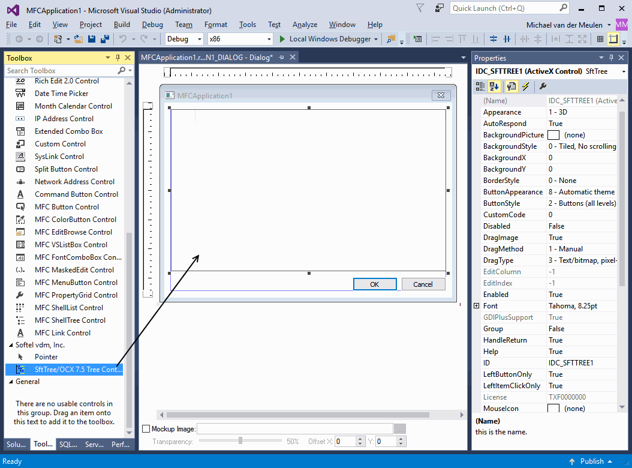 Adding SftTree/OCX